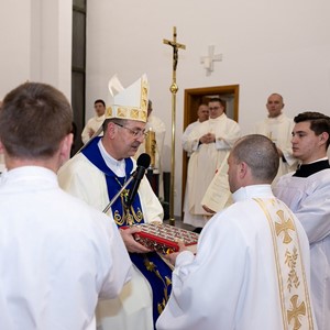 Biskup Šaško zaredio o. Sebastiana Slovića za đakona